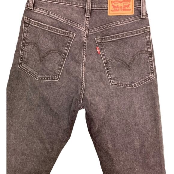 Levi’s Wedgie Skinny Washed Black Button‎ fly  size 26 - Picture 5 of 9